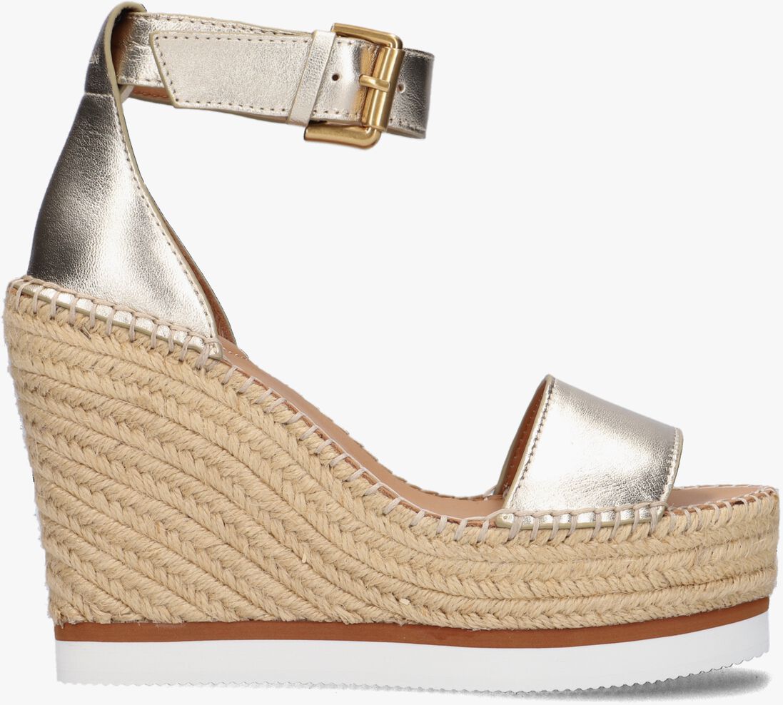 SEE BY CHLO\u00C9 gouden see by chlo&eacute; sandalen glyn high