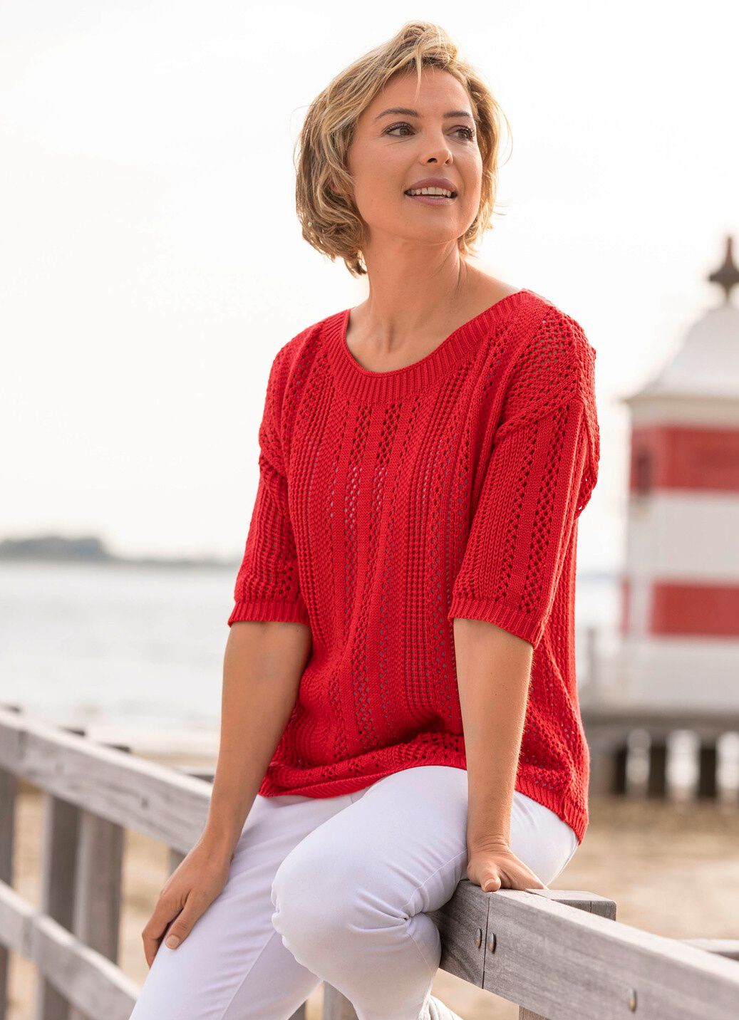 Pullover in Mustermix