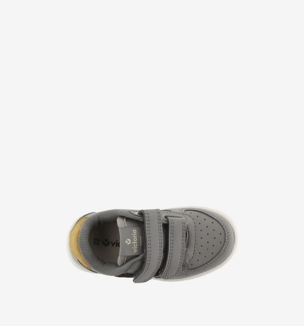 TIEMPO COLOURED FAUX LEATHERGRIS