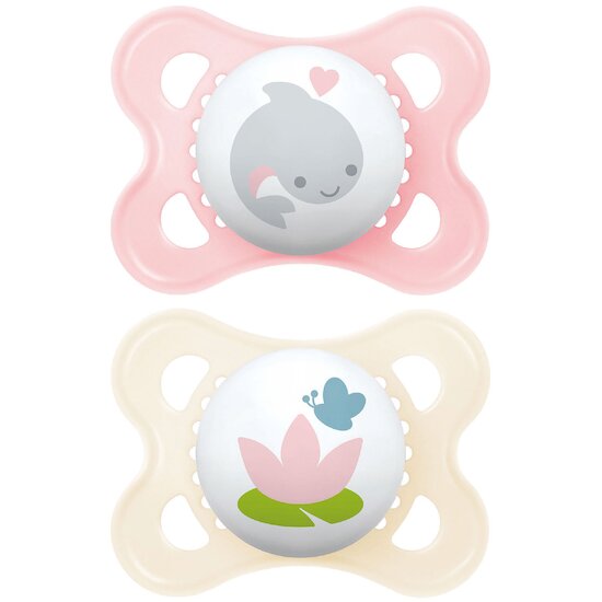 Lot de 2 Sucettes Original Aléatoire   Original Animaux Aléatoire        2 - 6 mois   de               Mam
