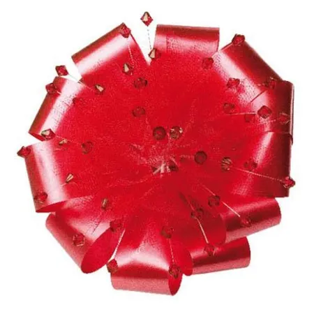 Nestler Rosette mit Schmuckstein, 18cm, sortiert