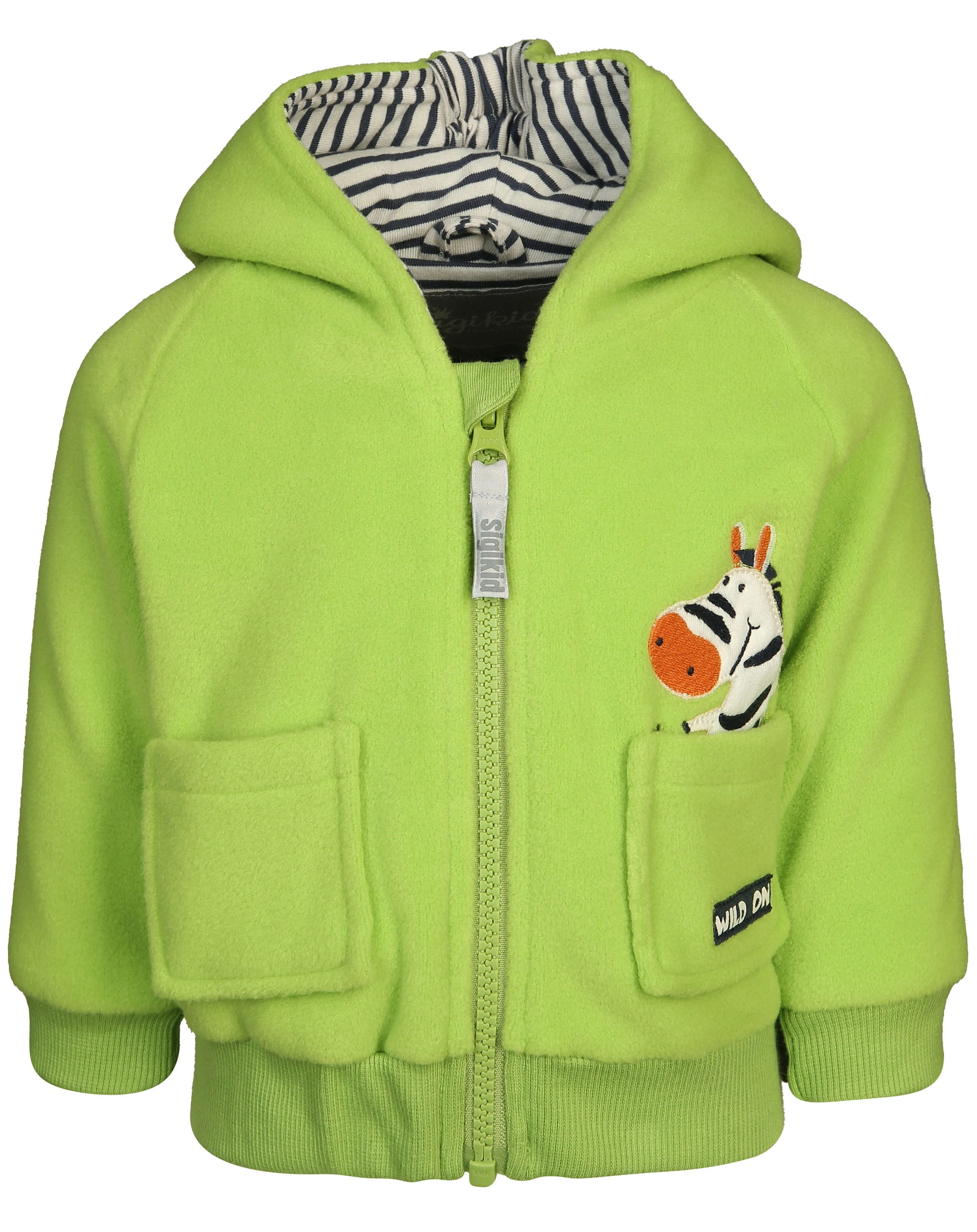 Fleece-Jacke SUBMARINE in grün