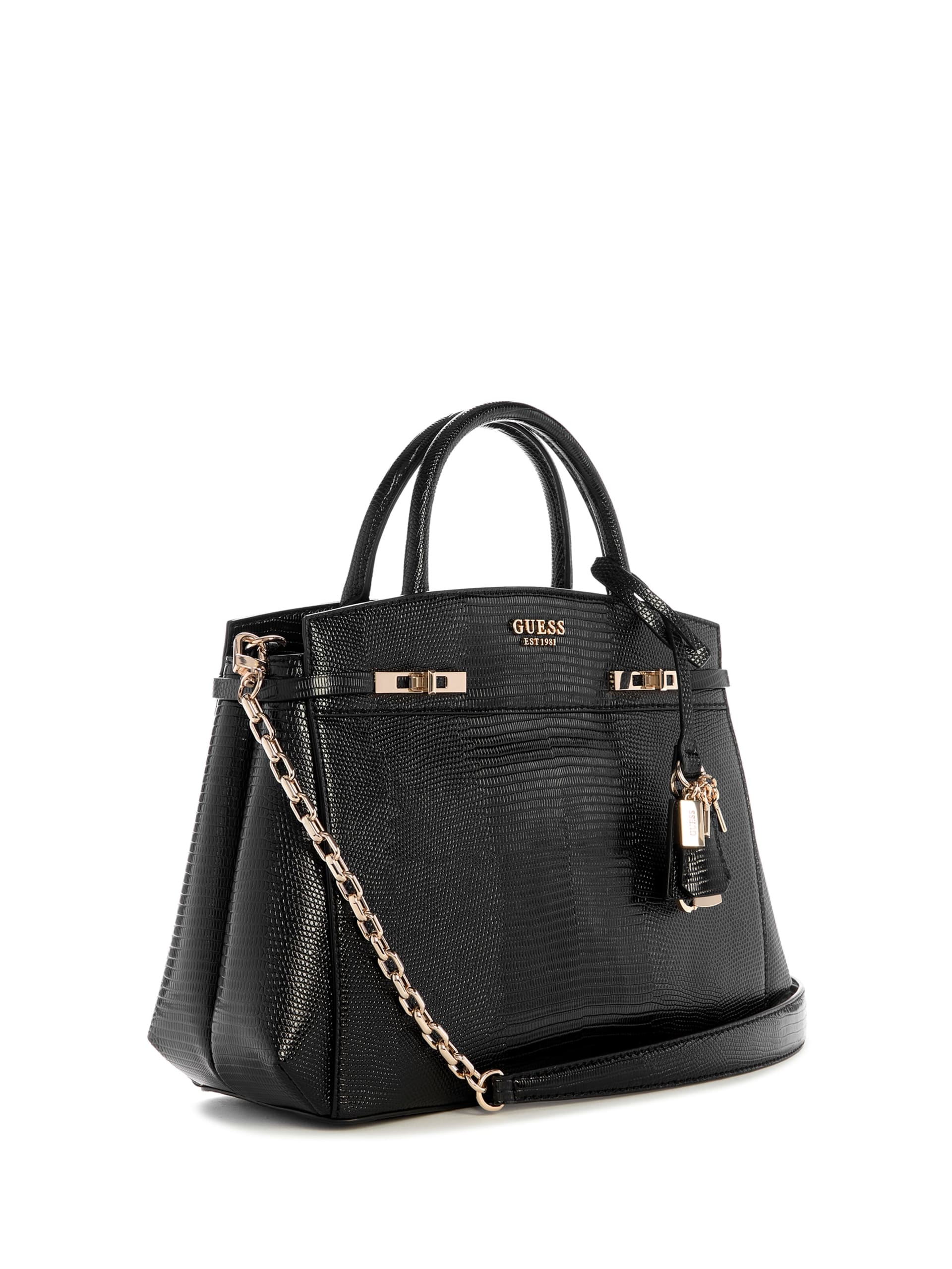 Bolsa Melinda com estampa de píton