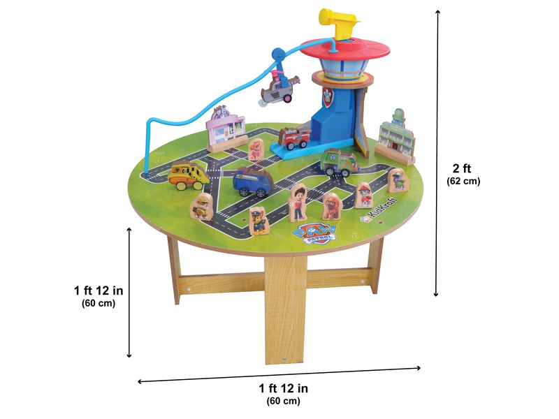 Kid Kraft Spieltisch Paw Patrol Mission Ready Multifunktionales Aktivitätstisch für Kinder