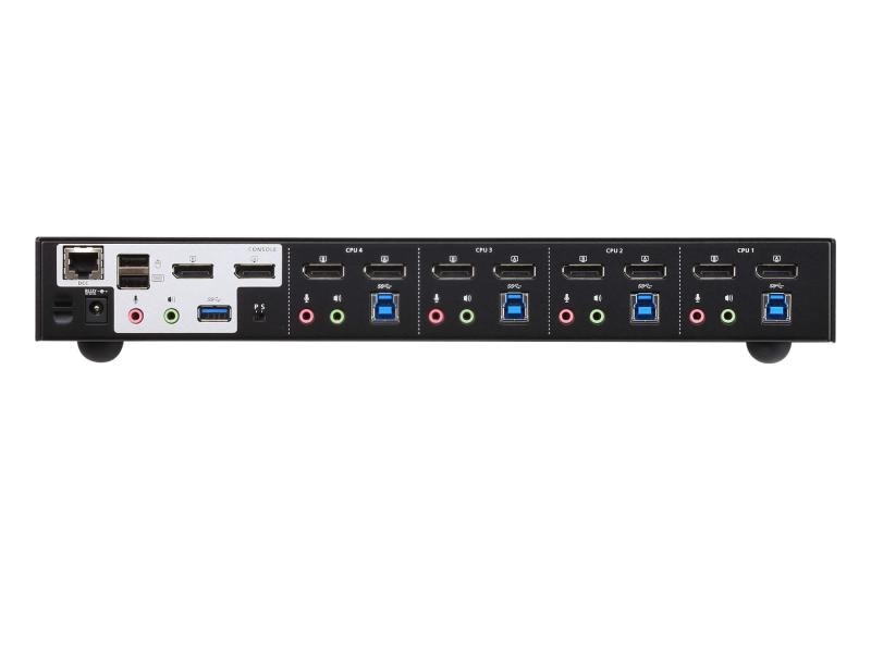 Aten KVM Switch CS1944DP 4-Port USB 3.0 4K DisplayPort Dual Display KVMP Switch