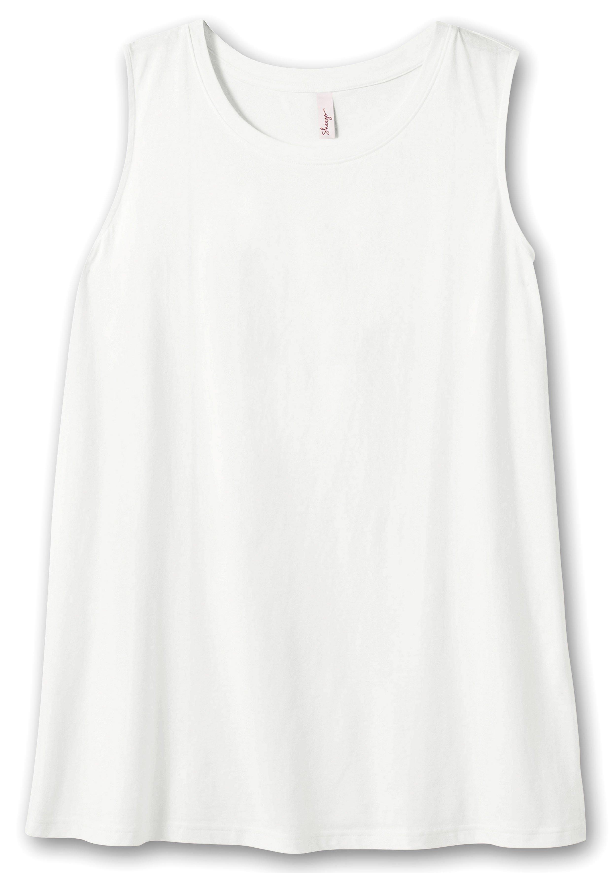 Set aus gestreiftem Langarmshirt und unifarbenem Top