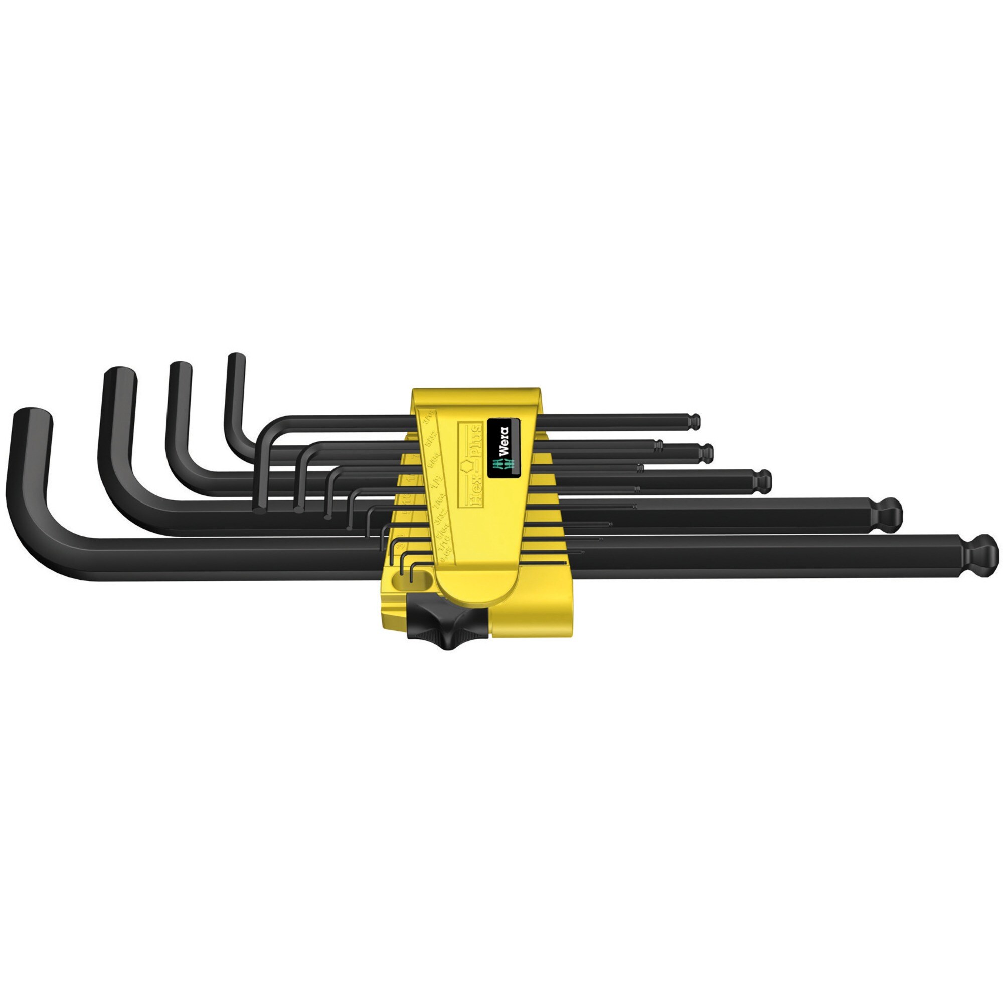 Wera Schraubendreher Winkelschraubendreher-Satz 950/13 Hex-Plus Imperial 1, 13-teilig