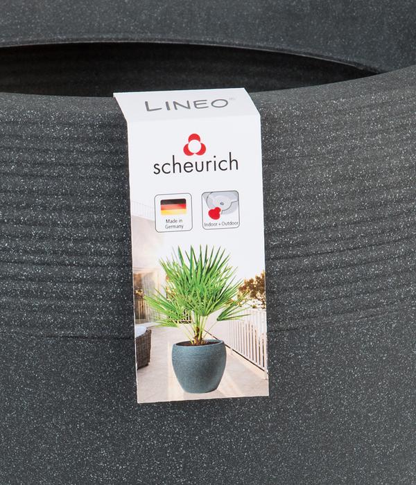 Scheurich Kunststoff-Topf Lineo, rund,