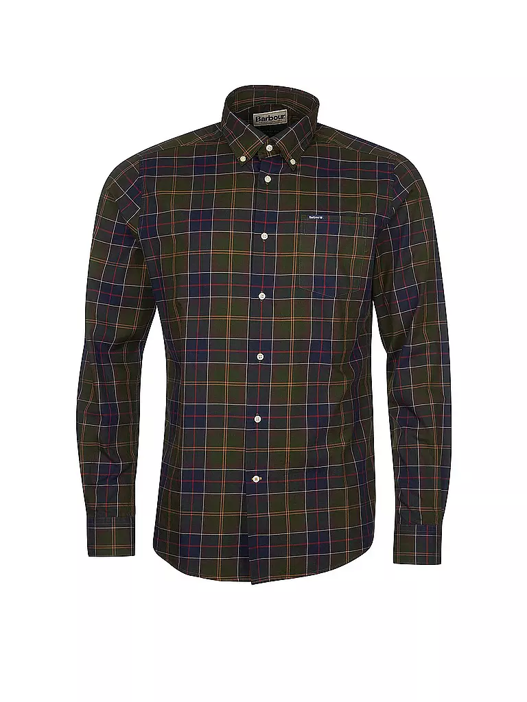 BARBOUR Hemd WETHEREM olive