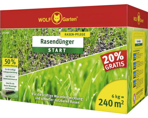START WOLF-Garten gazonmeststof 6,25kg 250 m²
