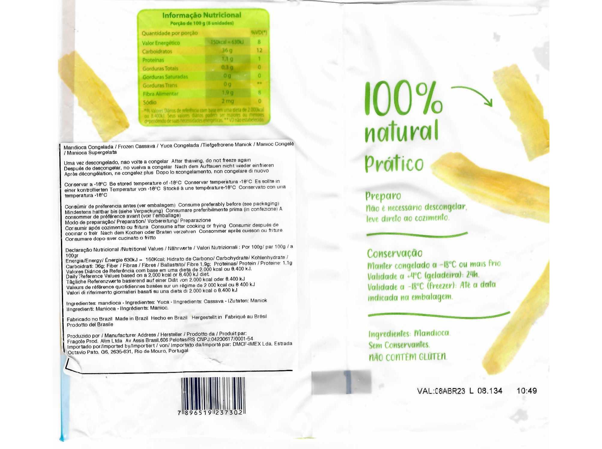 PALITOS DE MANDIOCA DE MARCHI 300G
