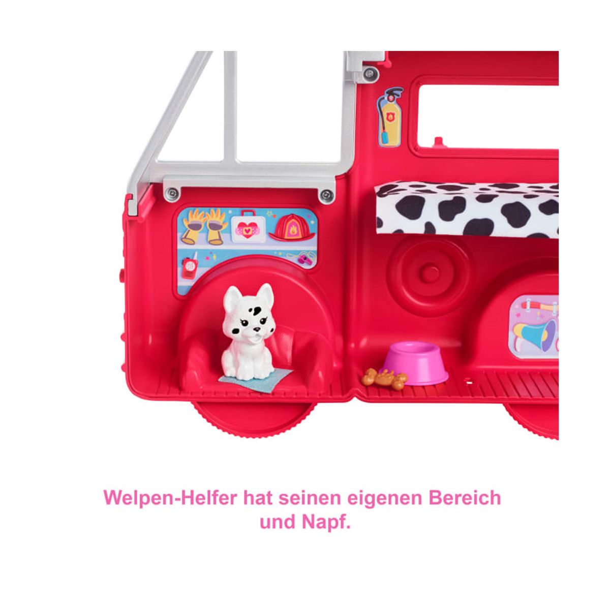 Mattel HCK73 - Barbie - Chelsea can be... - Feuerwehrauto mit Zubehör, Spielset