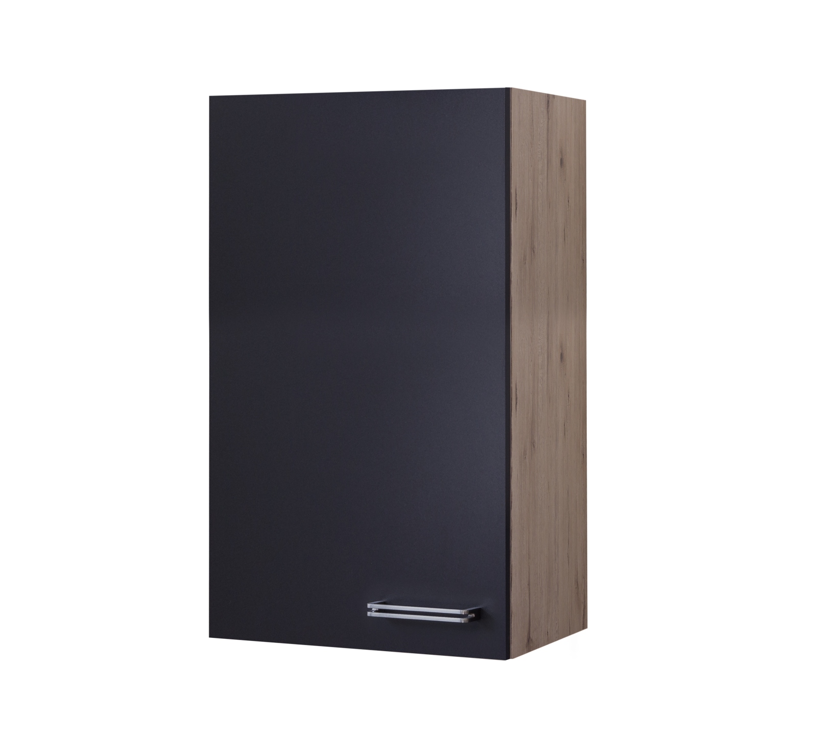 Oberschrank RISENTO - anthrazit - San Remo Eiche - 50x89 cm