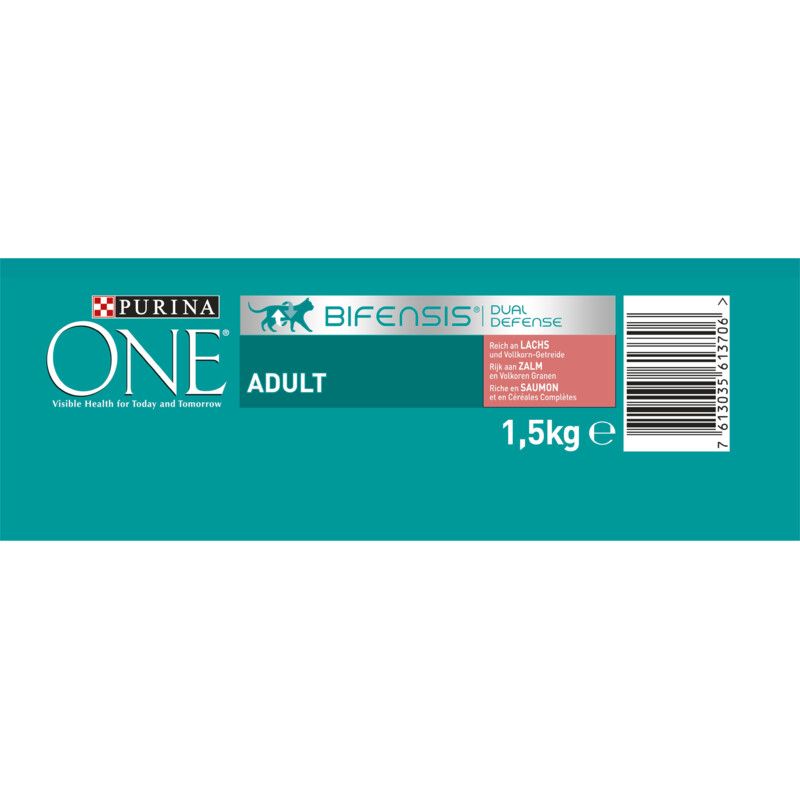 Purina ONE Adult rijk aan zalm