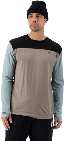 YOTEI Herren-Merino-Langarmshirt  dewcinderblack  L