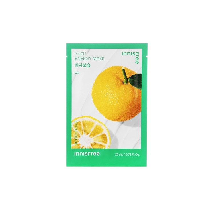 Innisfree Squeeze Energy Mask Yuzu Aufhellende Tuchmaske 22 ml