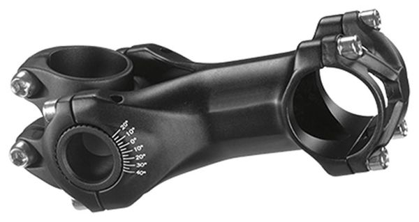 POTENCE REGLABLE AHEAD SET 1''1/8 L80 ERGOTEC SWELL R ECO ALU NOIR -20/ 40° (CINTRE 31.8)