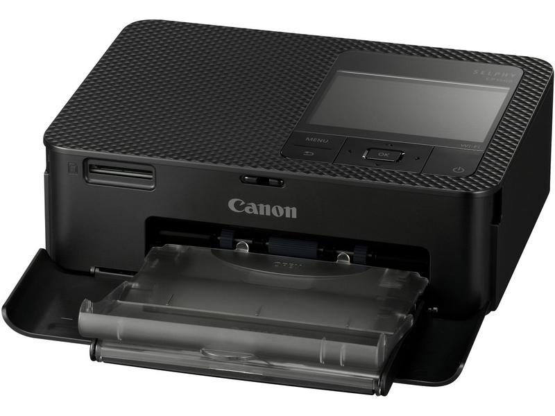 Canon Fotodrucker Selphy CP1500 Schwarz Mobiler, WLAN-fähiger Fotodrucker