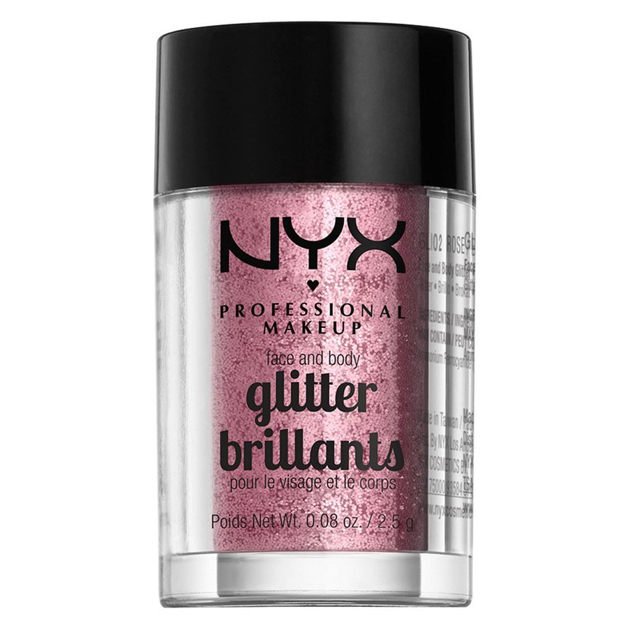 NYX Professional Makeup Face And Body Glitter Brilliants Rose GLI02 2,5g