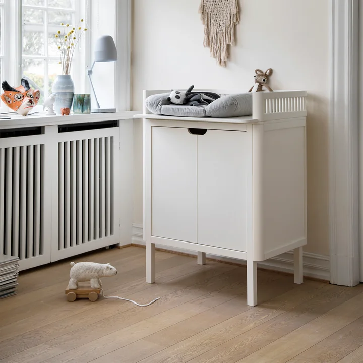 Sebra - Wickelkommode mit Schubladen, jetty beige