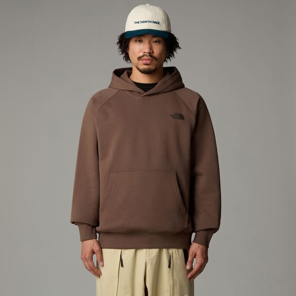 Sweatshirt THE NORTH FACE RAGLAN BOX NSE HOODIE SMOKEY BROWN
