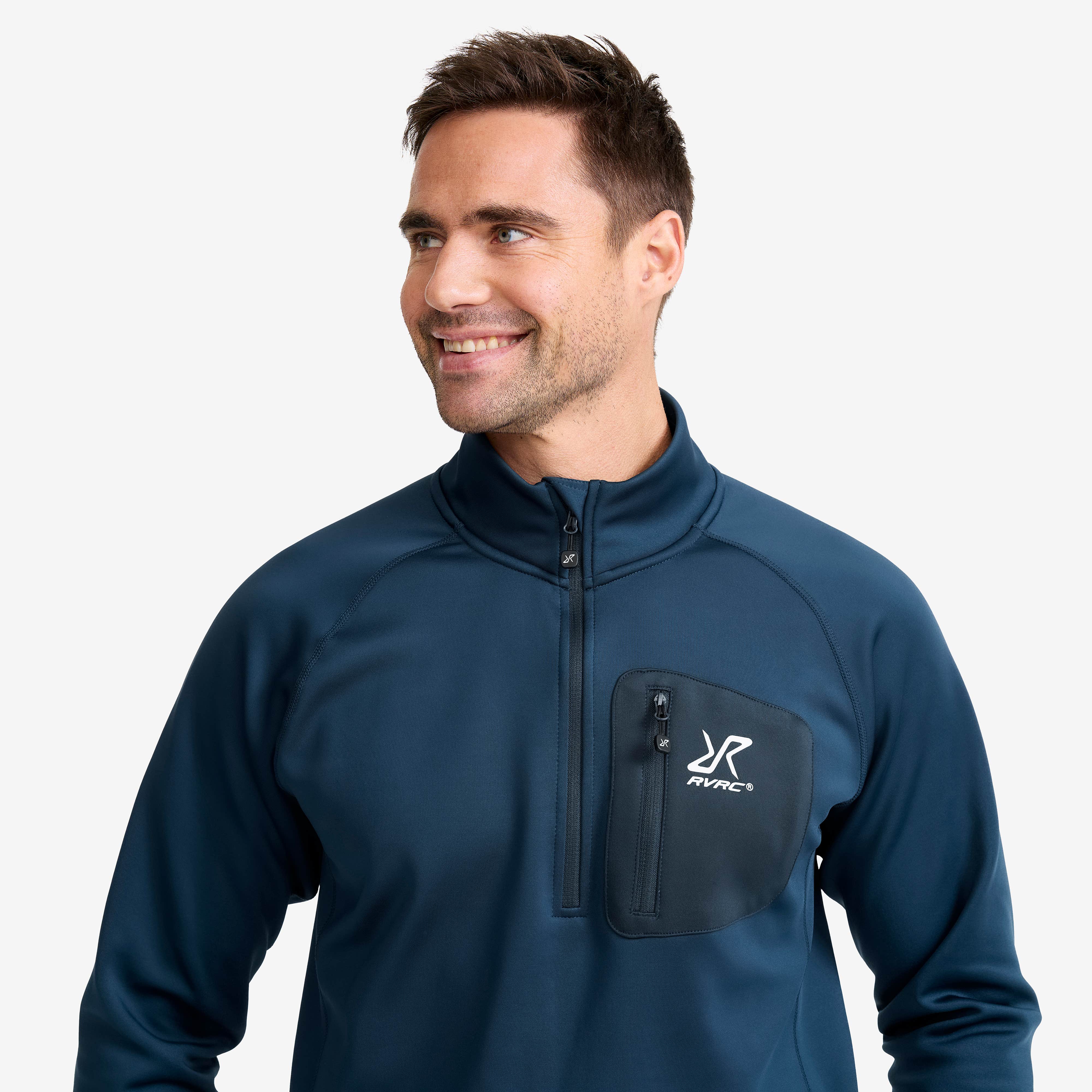 Evolution Half-zip Stretch Fleece Herre Moonlit Ocean