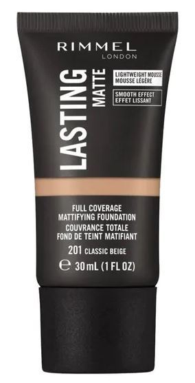 Rimmel London Lasting Matte 201 Classic Beige Foundation 30ml