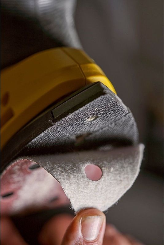 Stanley - FATMAX SFMCW221D1S - Accu Detailschuurmachine - Geel - Inclusief 2.0AH Accu en Lader