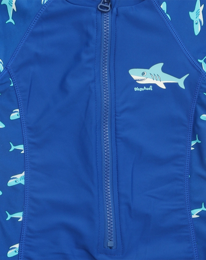 Schwimmanzug HAI 1-teilig in blau