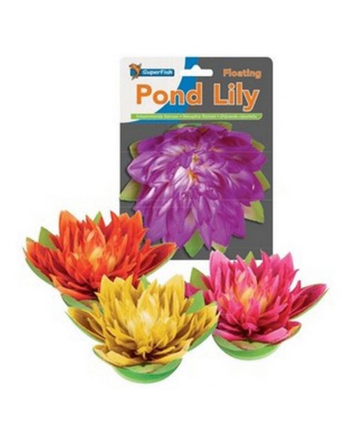 Superfish Vijverlelie - Kunstplanten - 17 cm Paars