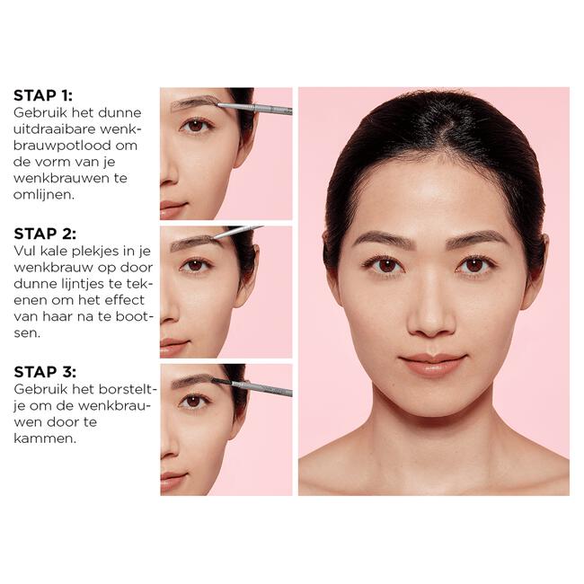 L'Oréal Paris Brow Artist Skinny Definer Wenkbrauwpotlood 109 Ebony Ultradun