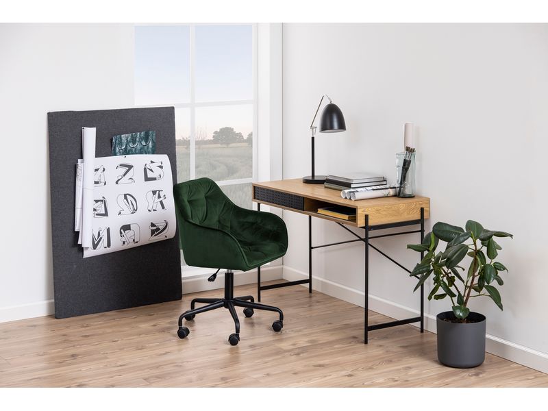 AC Design Bürostuhl Brooke, mit Bremsrollen, Waldgrün Schreibtischstuhl