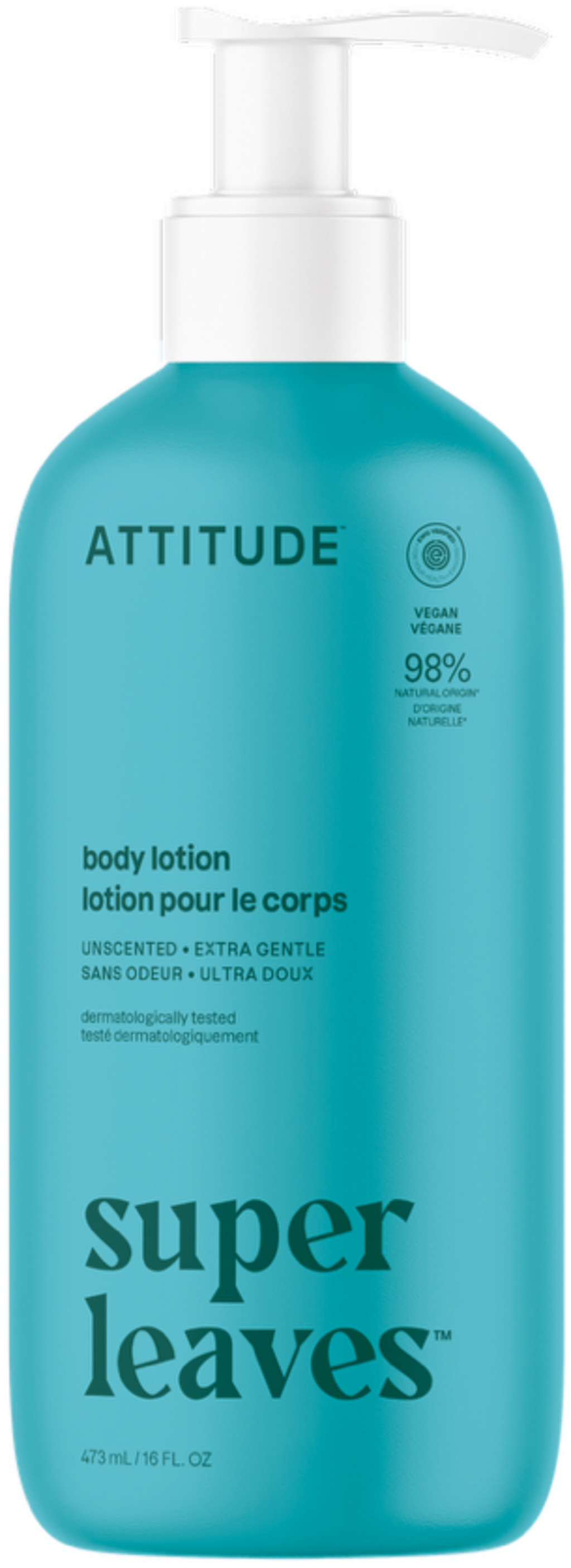 ATTITUDE  super leaves Extra Gentle Body Lotion, 473 ml