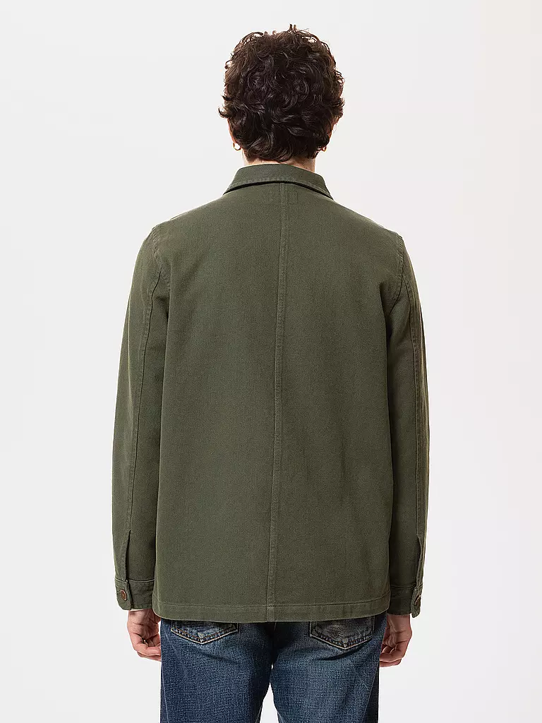 NUDIE JEANS Overshirt Barney grün