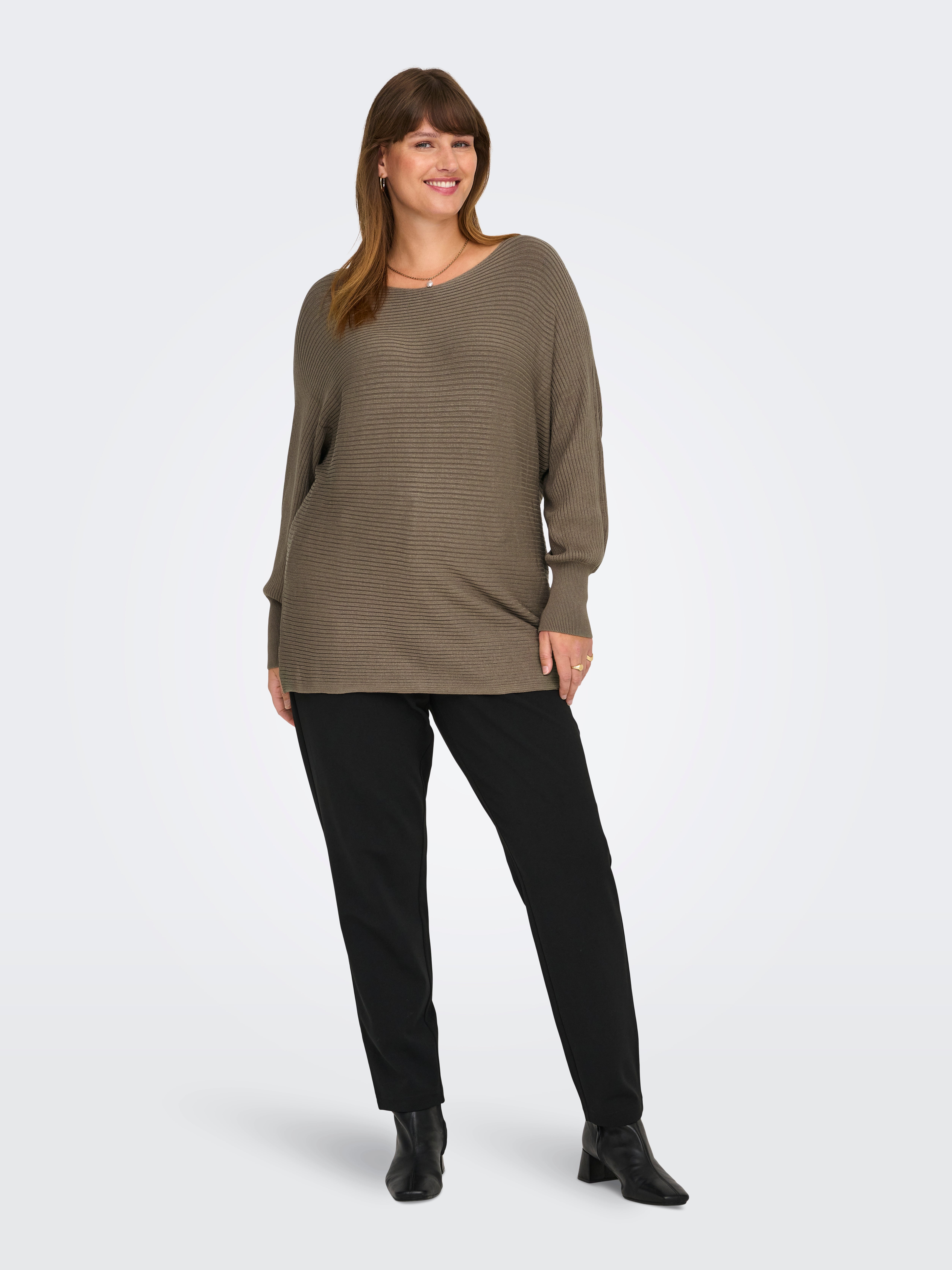 CARNEW Strickpullover Walnut