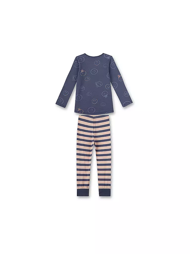 SANETTA Mädchen Pyjamaset dunkelblau