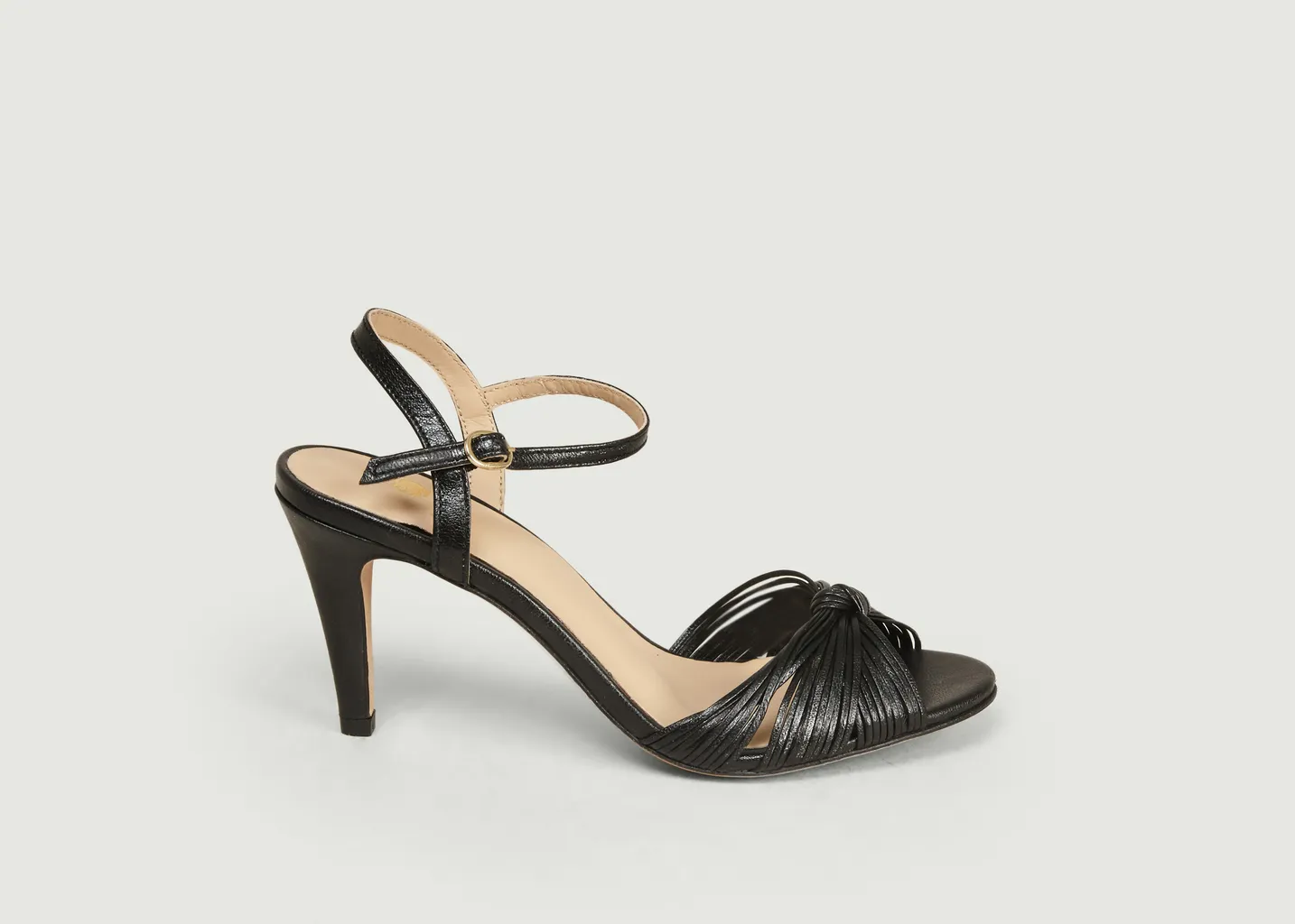 Sandales en cuir laminé La Cosmique Bobbies Paris