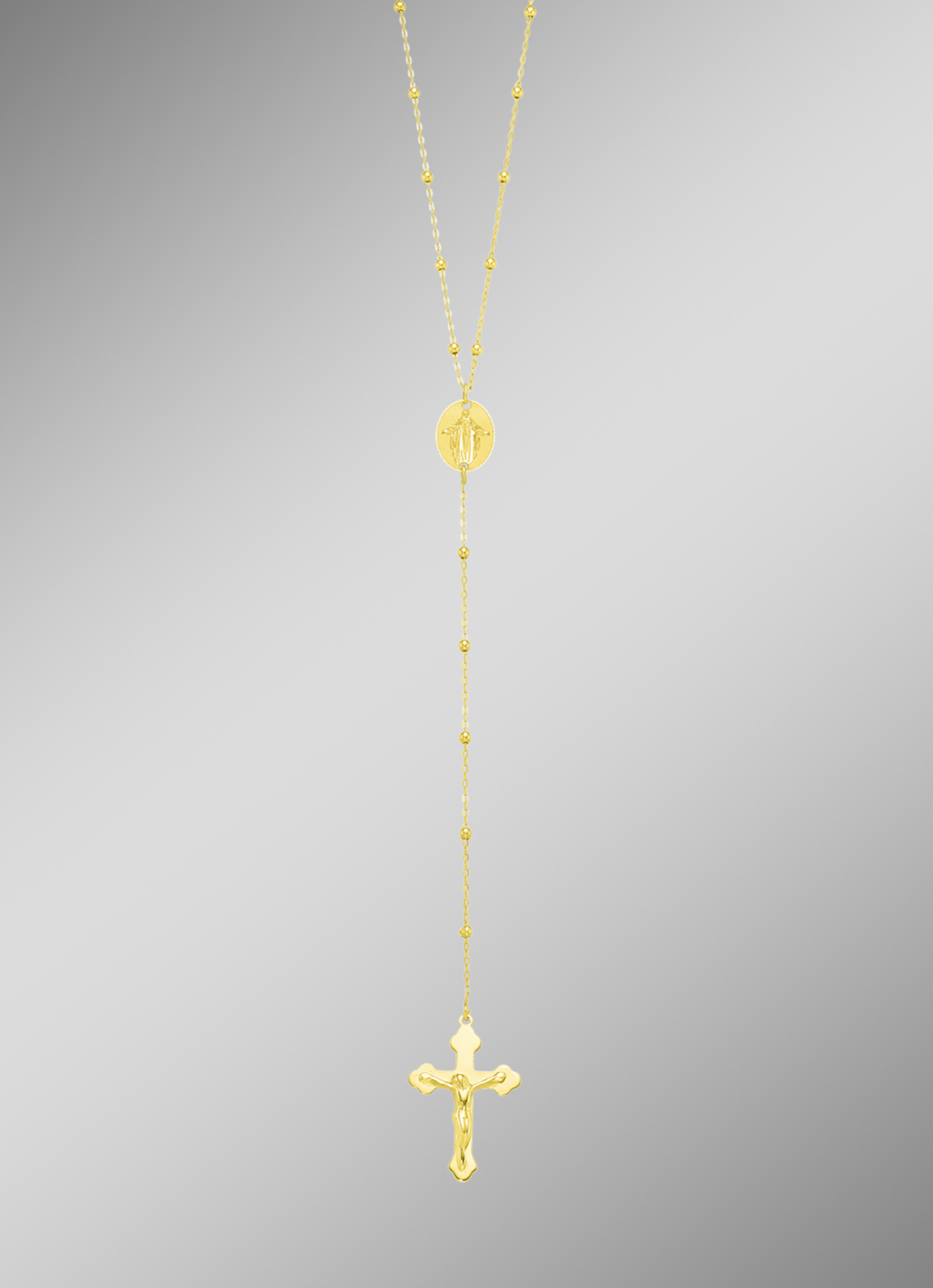 Rosenkranz-Ankerkette aus Gold