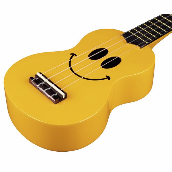 Mahalo Smiley Ukulele Yellow