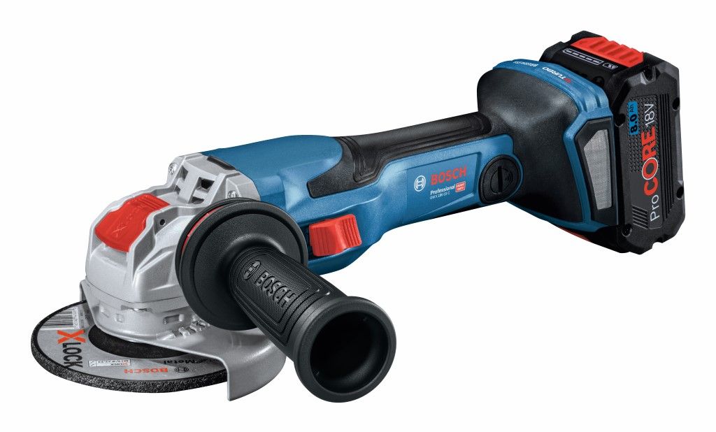 Bosch GWX 18V-15 C Accu haakse haakse slijper set in L-Boxx - 06019H6401