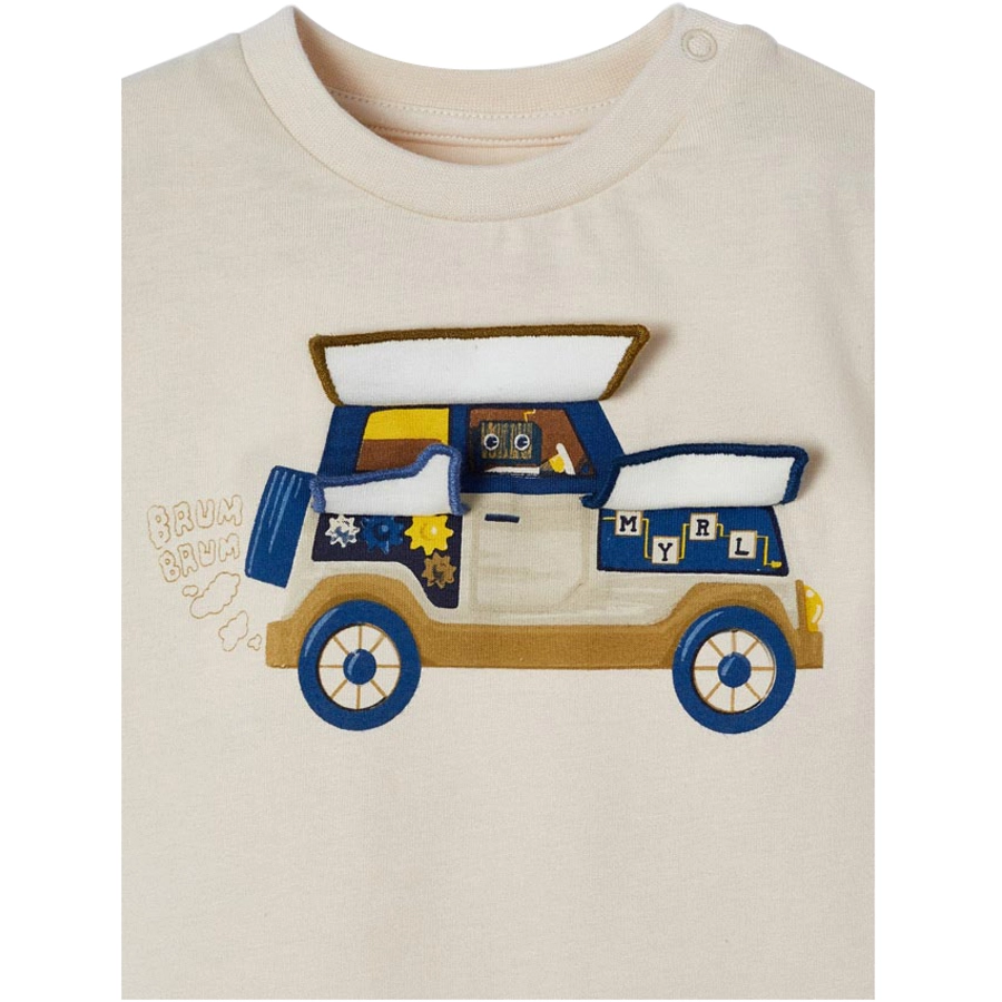 Mayoral Langarmshirt Auto beige