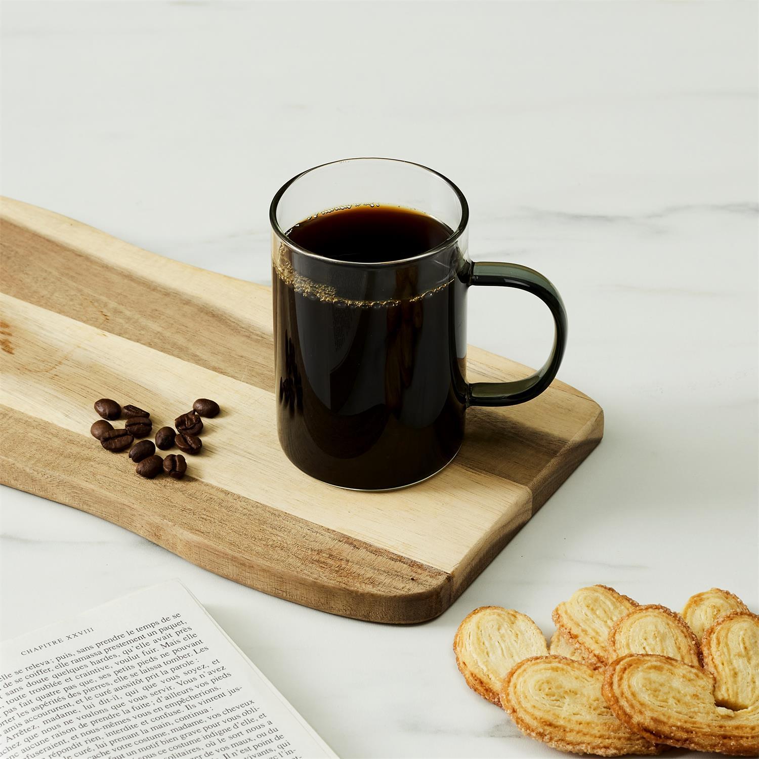 MUG VERRE ANSE COLOREE 30CL