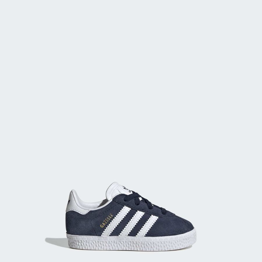 Adidas Original Gazelle Comfort Closure Elastic Laces Shoes Kids