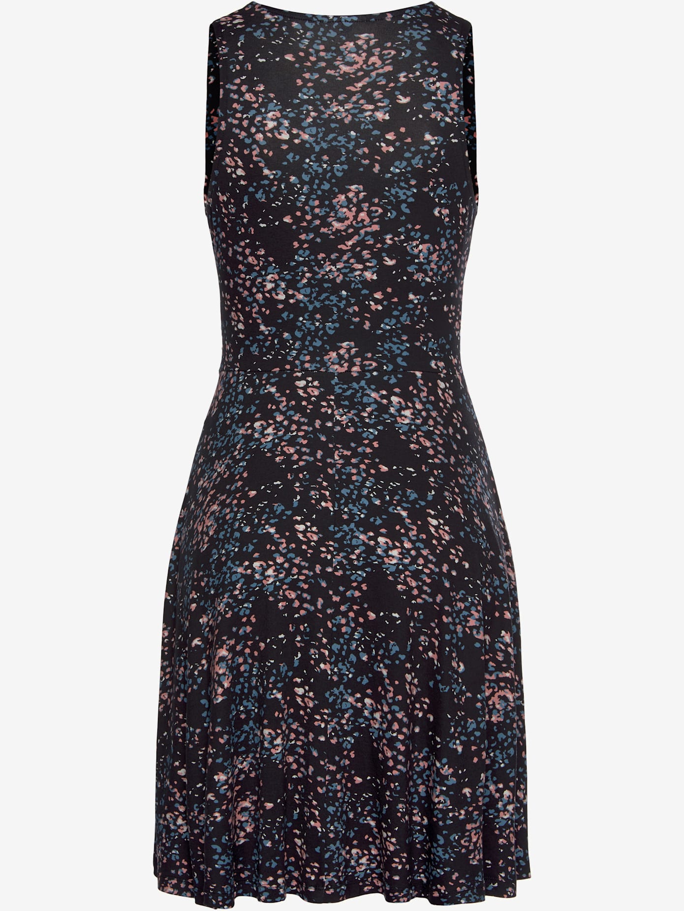 Robe en jersey col v effet cache-cœur