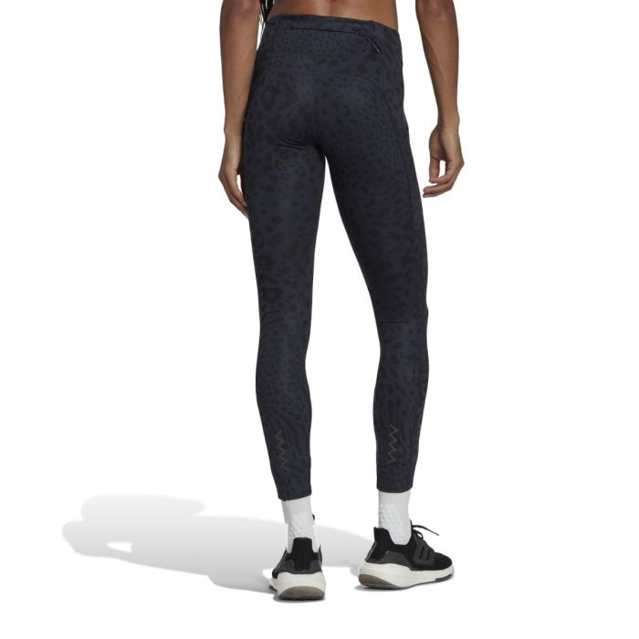 adidas Dame Lange tights Fast It 7/8 Tight Blå