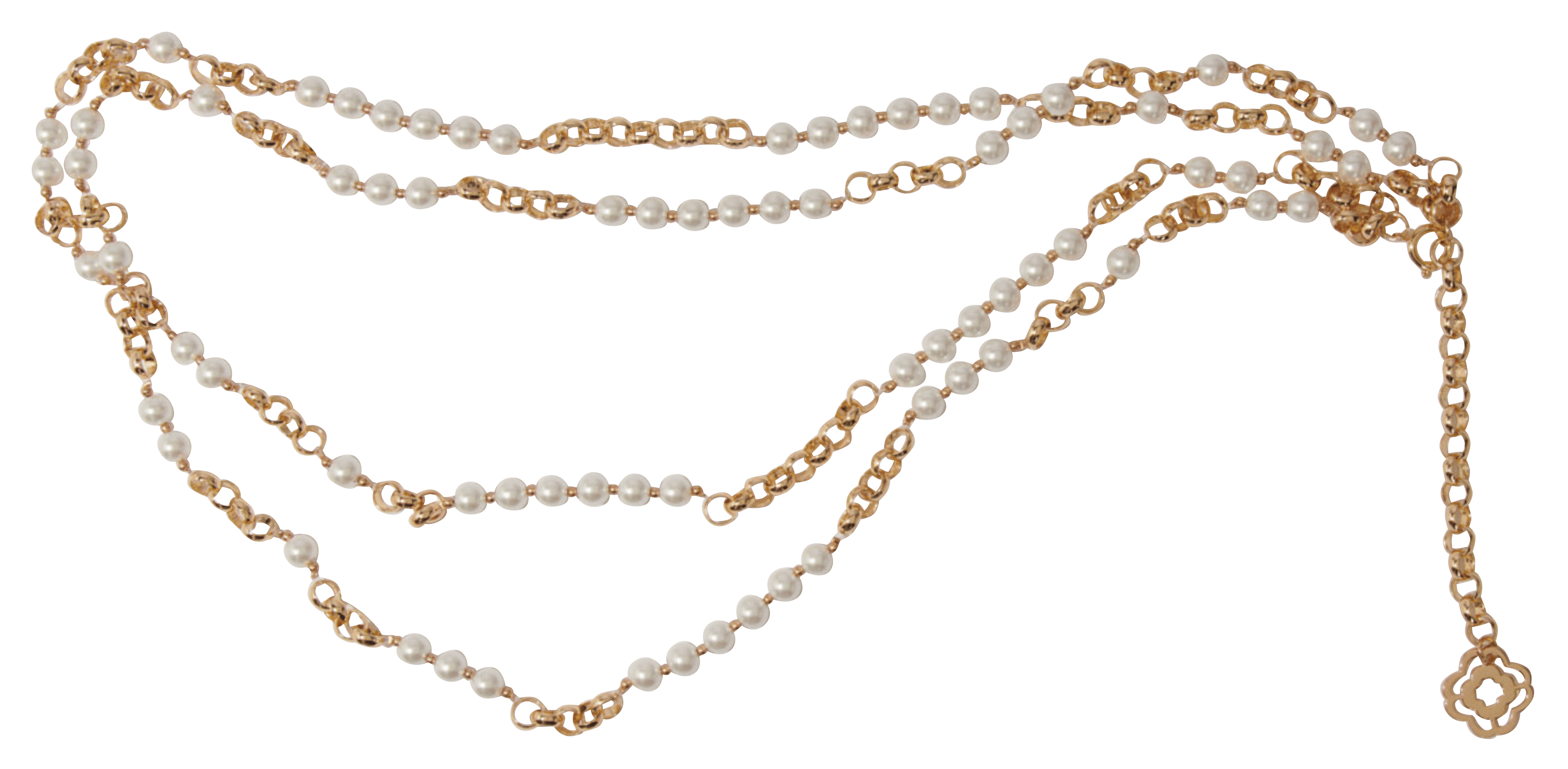 Ceinture à perles | Doré