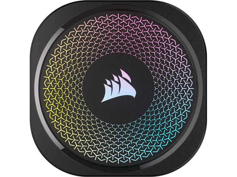 Corsair Wasserkühlung ICUE Link Titan 280 RX RGB Schwarz CPU-Flüssigkeitskühler mit RX140 RGB-Lüftern