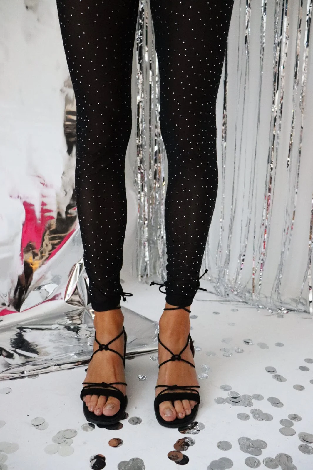 Liberte Mesh-Sparkle-Leggings
