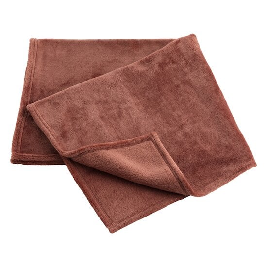 Plaid tout doux   Rose framboise        de               Petit à petit