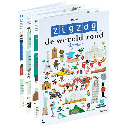 Uitgeverij lannoo zigzag - de wereld rond